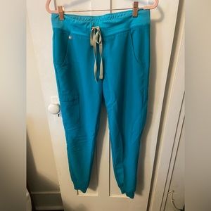 Figs teal Zamora joggers S